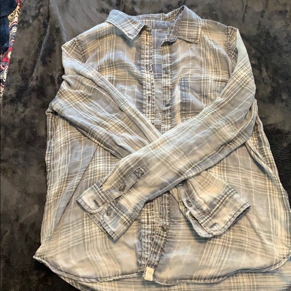 American Eagle Outfitters Tops - Faded American Eagle Flannel